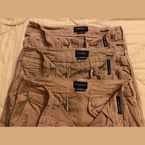 *SOLD* AE Original Straight Extreme Flex Chino Khaki Pants Sizes 31x32 & 32x32
